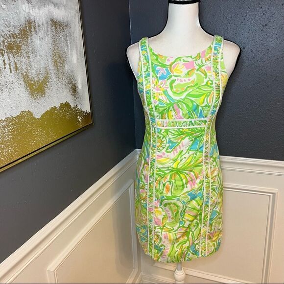 Lilly Pulitzer Fryer Elephant Ear Shift Dress - Picture 5 of 12